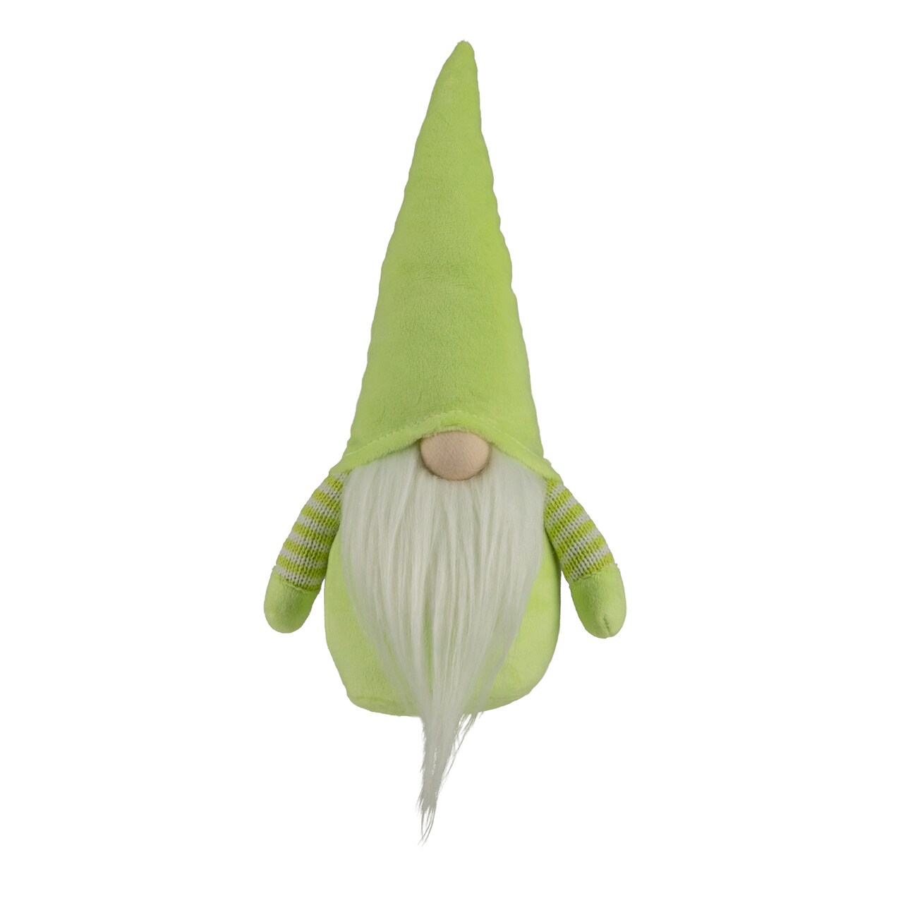 Northlight 12&#x22; Lime Green and White Spring Gnome